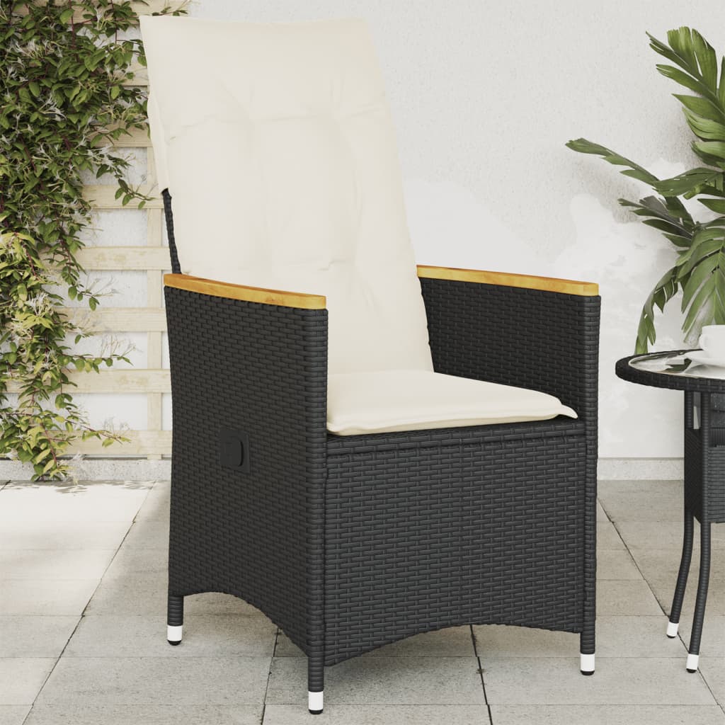 Tuinstoelen Verstelbaar Met Kussens Poly Rattan
